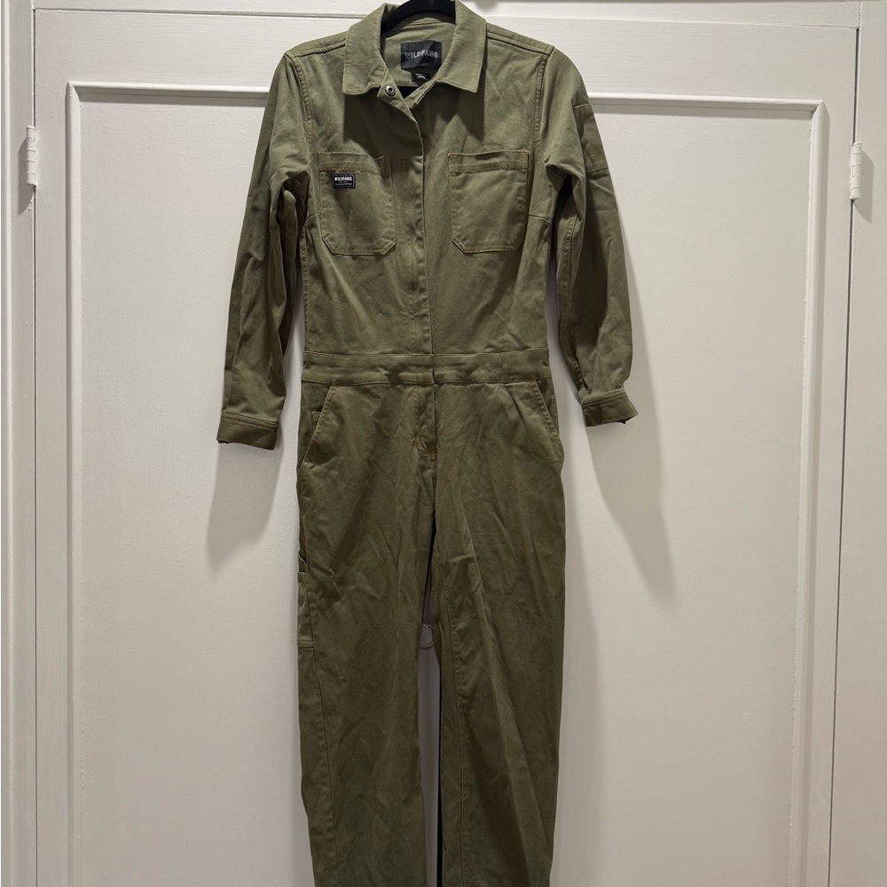 Wildfang Olive Green Jumpsuit Small